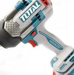PISTOLA IMPACTO INALAMBRICA 3/4 20V 1350 NM INCLUYE 2 (5.0 AH) BATERIAS 1 CARGADOR Y 3 COPAS 27,30,32 MM INDUSTRIAL SUPER TOTAL (UTIWLI20135)
